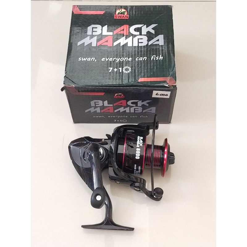 REEL PANCING SWAN BLACK MAMBA 6000