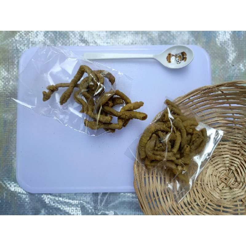 

snack KERIPIK USUS renyah enak gurih murah