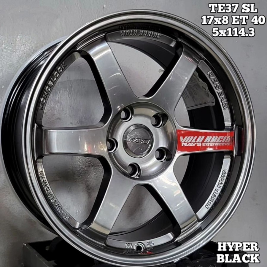 velg racing r17 TE37 FLOW FORMING velg ring 17 rush xpander terios hrv