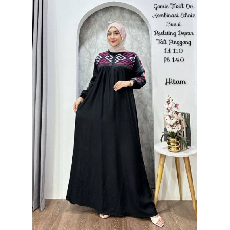 GAMIS TWILL ETHNIK //GAMIS TWILL ORI //GAMIS POLOS/GAMIS TWILL
