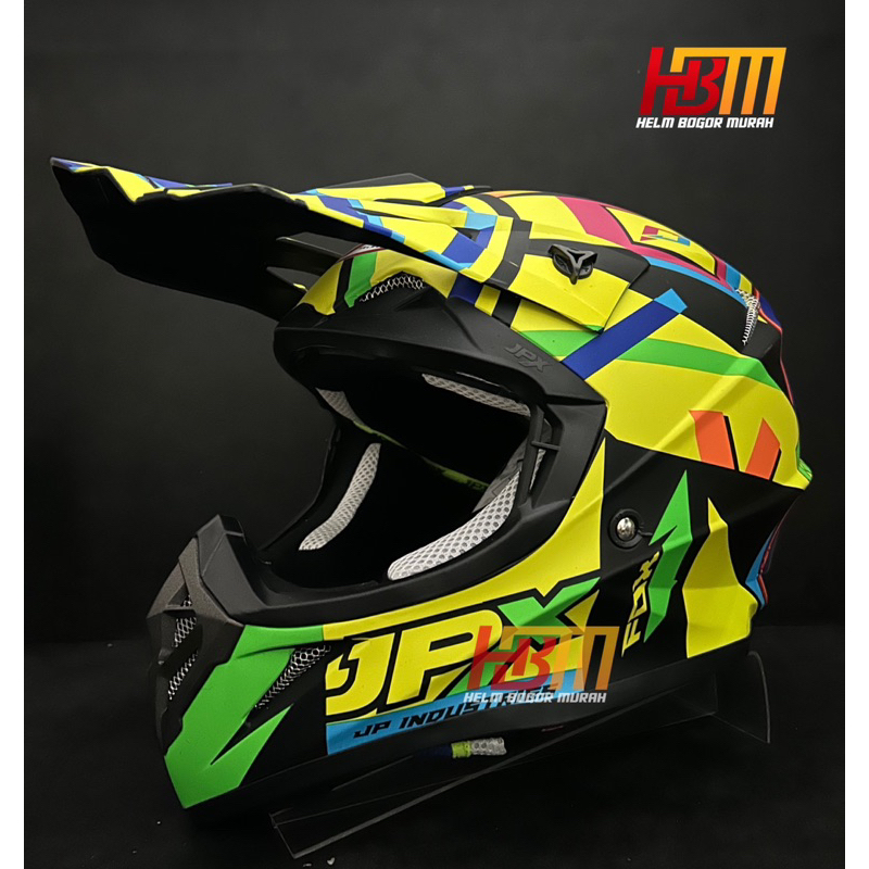 Helm cross Fox 1 X 40 Solid Black Doff JPX Helmet