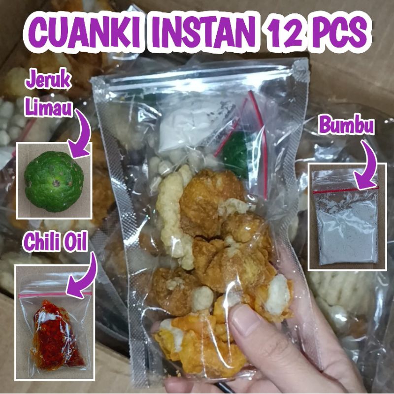 

Paket 12 Pcs Cuanki Instan Chili Oil