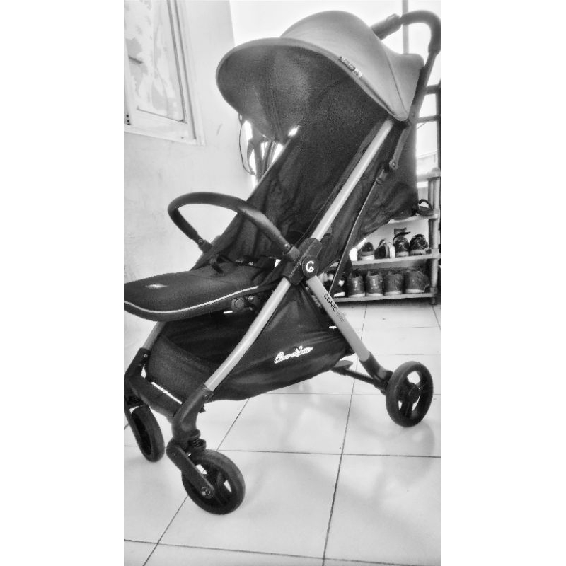 preloved stroller cocolatte conic auto