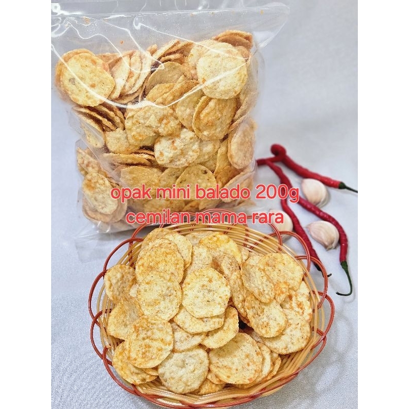 

Opak mini/ Opak medan balado 200gr