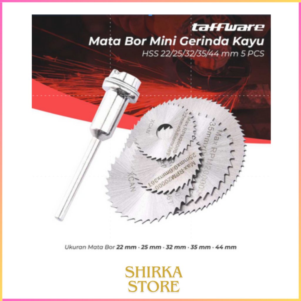 Mata Bor Mini Gerinda Kayu HSS Saw Blade Mata Gerinda Potong Set Komplit Stainless Gergaji Pemotong