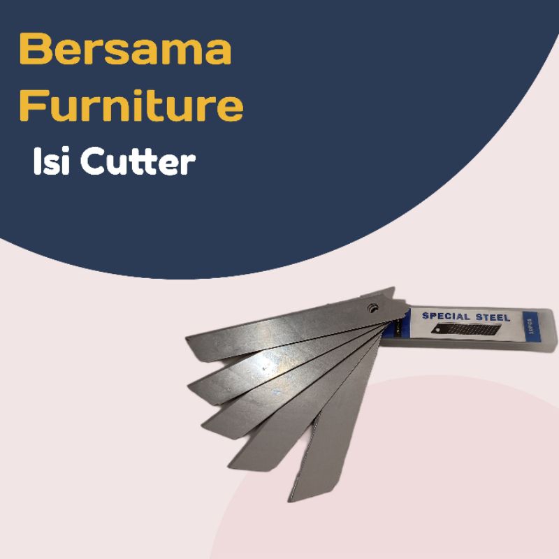 

(1 Tube) isi Cutter besar Refil 10bh L150 18mm L-150/pisau cutter blade