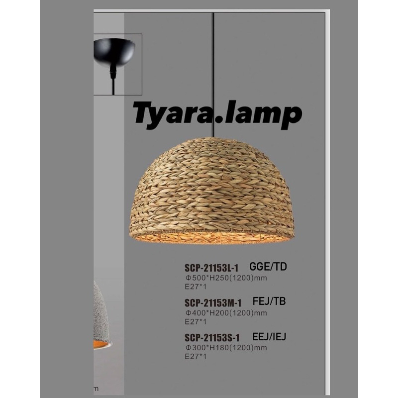 LAMPU GANTUNG ANYAMAN 40 CM