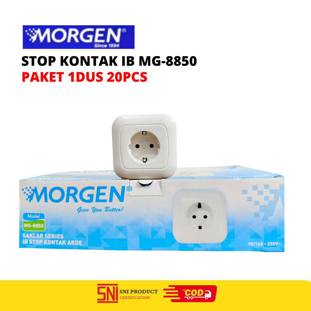 PAKET 1 DUS 20pcs Morgen Stop Kontak IB M Series MG 8850 Colokan