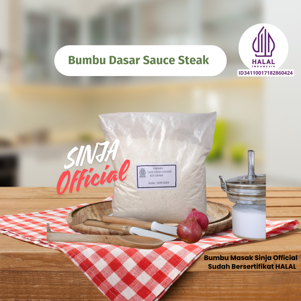 

Bumbu Dasar Sauce Steak 425 gr