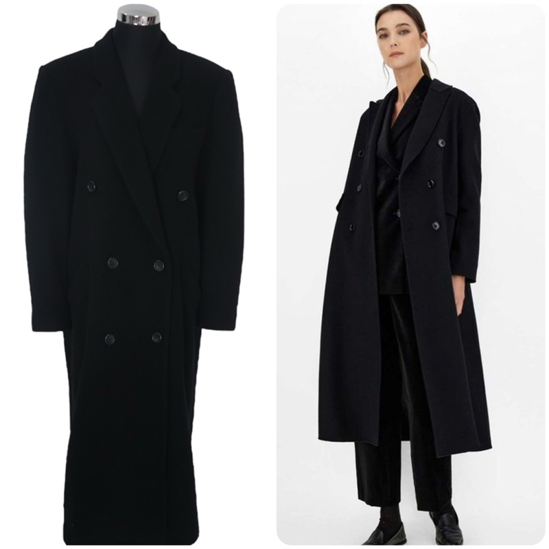 Women premium coat in black brand Chez nous made in japan