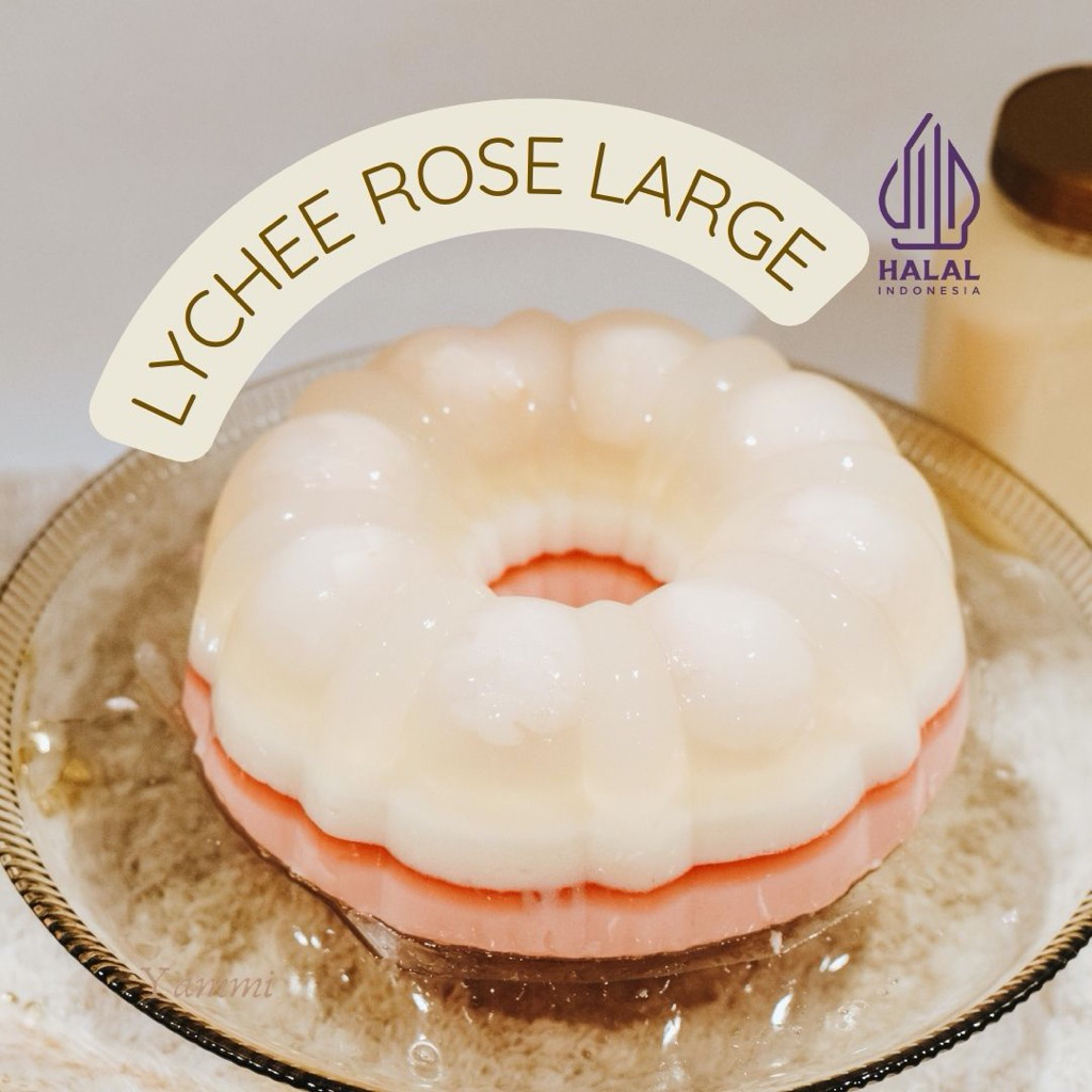 

[HALAL][INSTANT] YAMMI LYCHEE ROSE PUDDING - LARGE