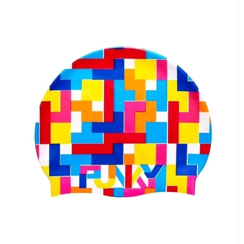 FUNKY TRUNKS SILICONE SWIM CAP  |  TOPI RENANG FUNKY TRUNKS