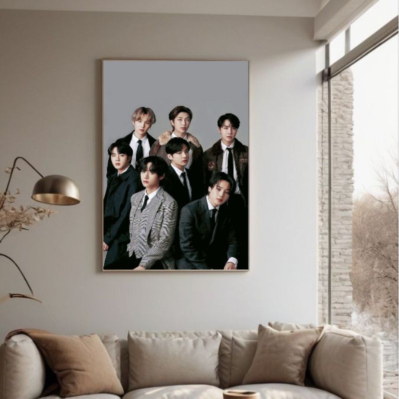 Poster ukuran Jumbo BTS  (hiasan dinding)