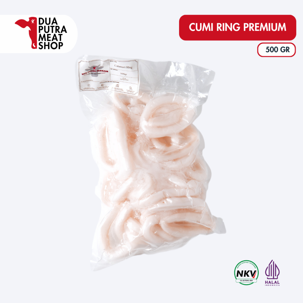 

Cumi Ring Premium 500gr - Squid Calamari Ring Siap Masak, Kaya Nutrisi & Halal