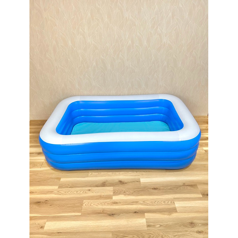 AQUATIC KOLAM RENANG ANAK 2 METER / KOLAM RENANG KELUARGA 3 RING RECTANGULAR FAMILY POOL