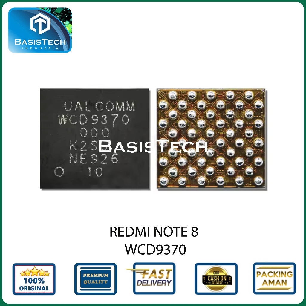 IC AUDIO XIAOMI REDMI NOTE 8 - WCD9370 - ORI NEW