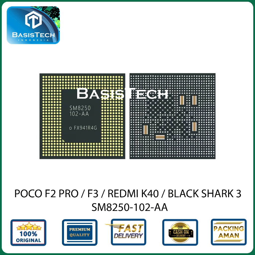 IC CPU XIAOMI POCO F3 - F2 PRO - REDMI K40 - BLACK SHARK 3 - SM8250-102-AA - ORI NEW