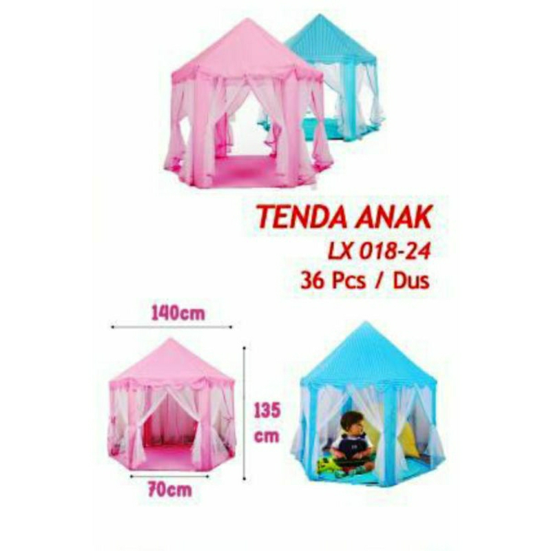 tenda anak mainan istana princes