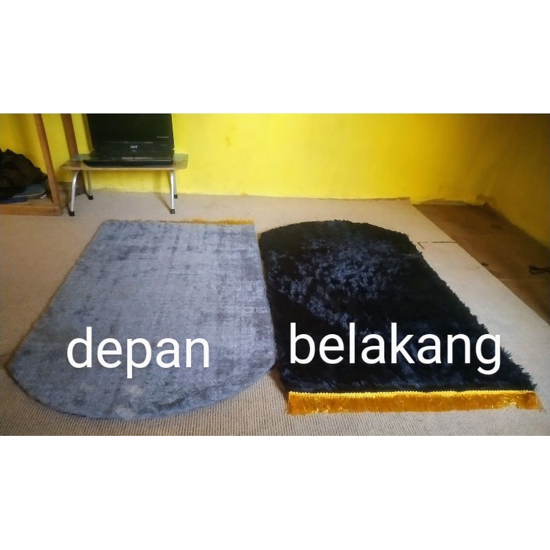 Sejadah Dewasa Sajadah Kuba Polos Bulu Tebal Sajadah Turkai Rumbai Sejadah Jumbo Terbaru