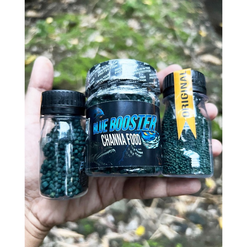 PELET CHANNA BLUE BOSTER (pigmen blue)