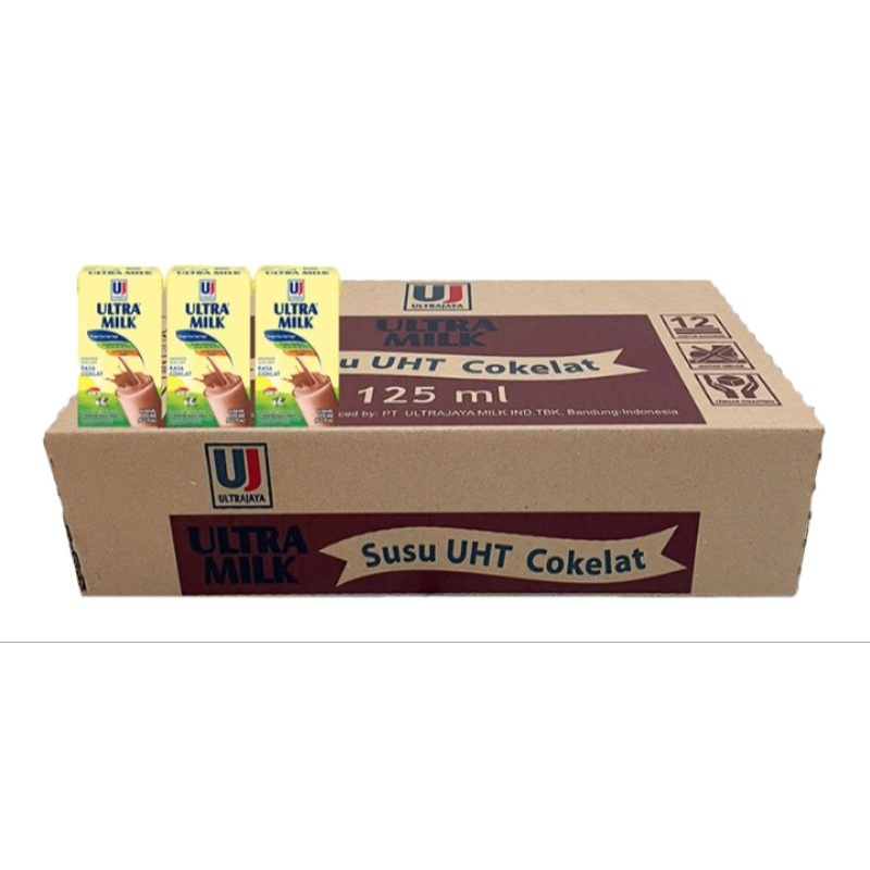 

ULTRA MILK Susu UHT Coklat 125 ml x 40 pcs karton