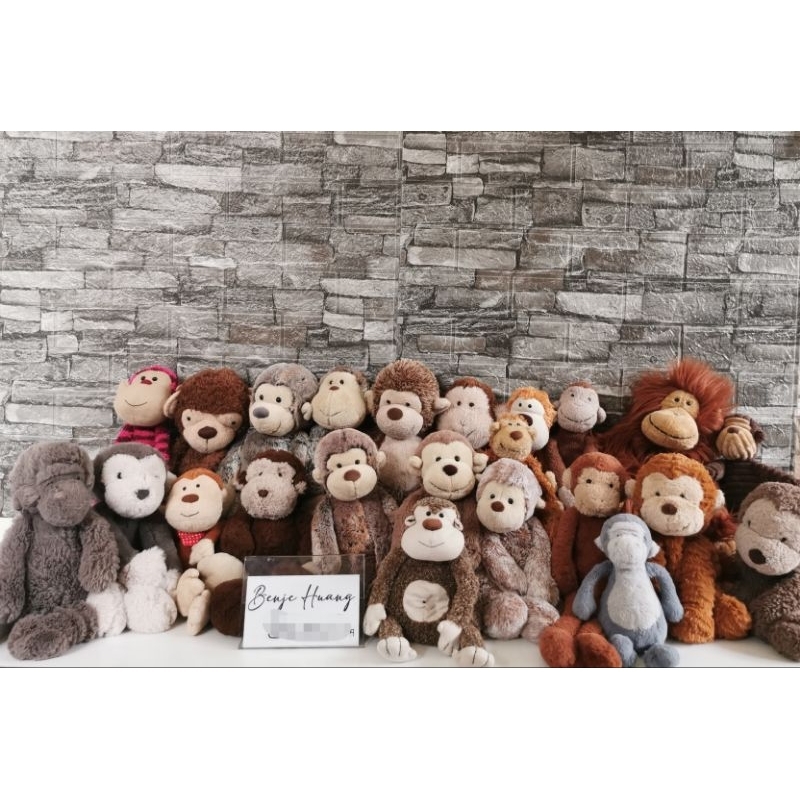 Boneka Monyet Jellycat Monkey Series 19 April 2025