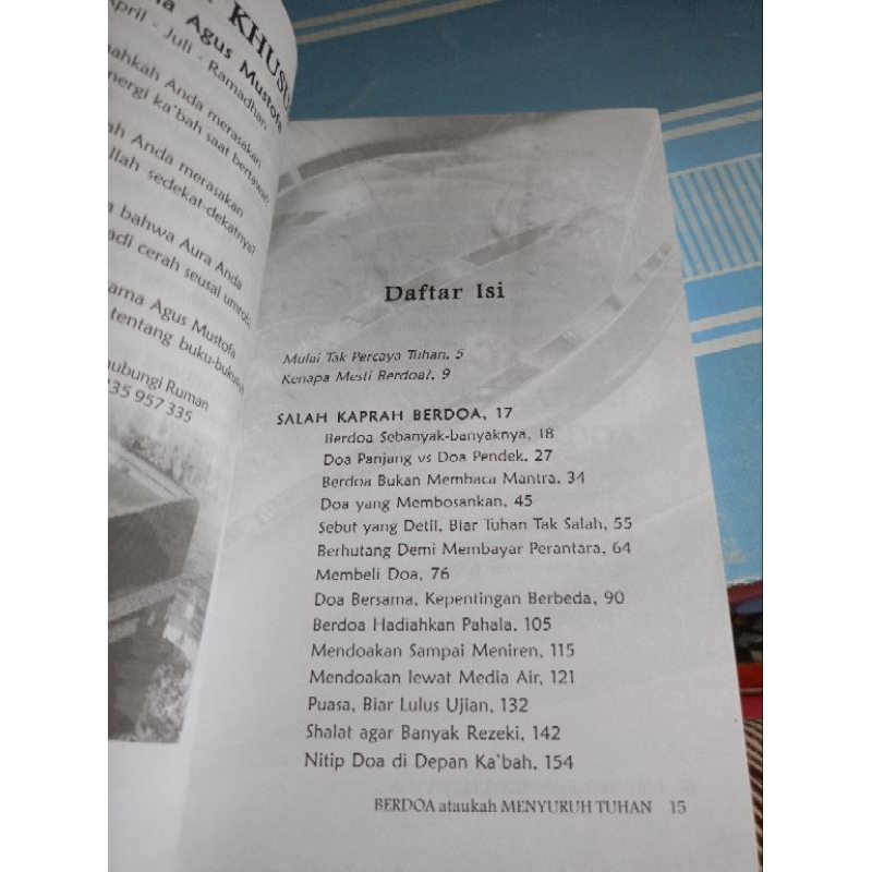 BERDOA ATAUKAH MENYURUH TUHAN by Agus mustofa