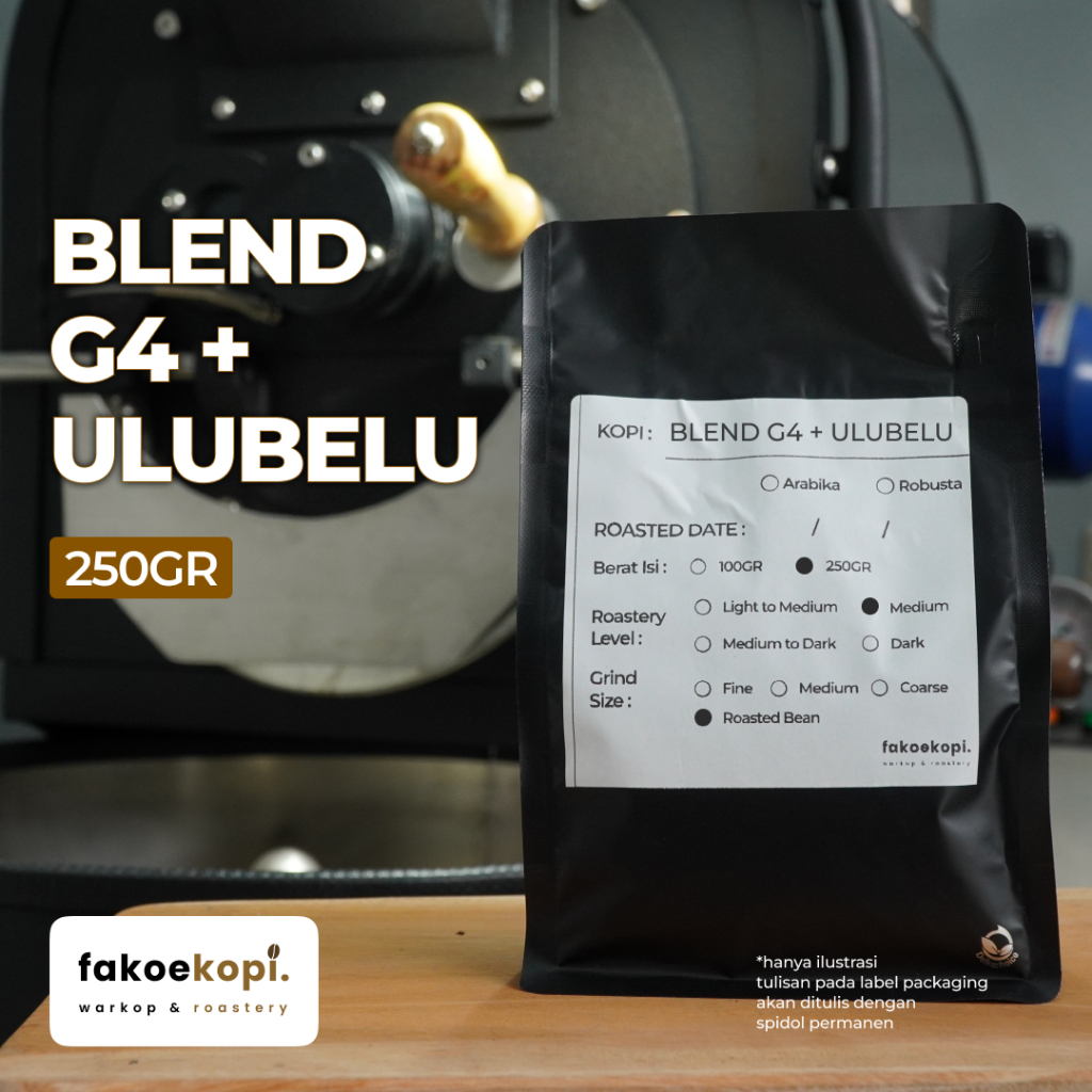 

Kopi Arabika Gayo Semiwash Grade 4 Blend W/ Robusta Ulubelu Lampung