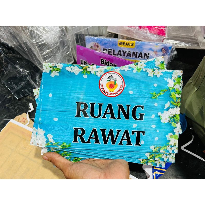 

Papan Ruang Akrilik - papan ruang Periksa klinik - papan bidan