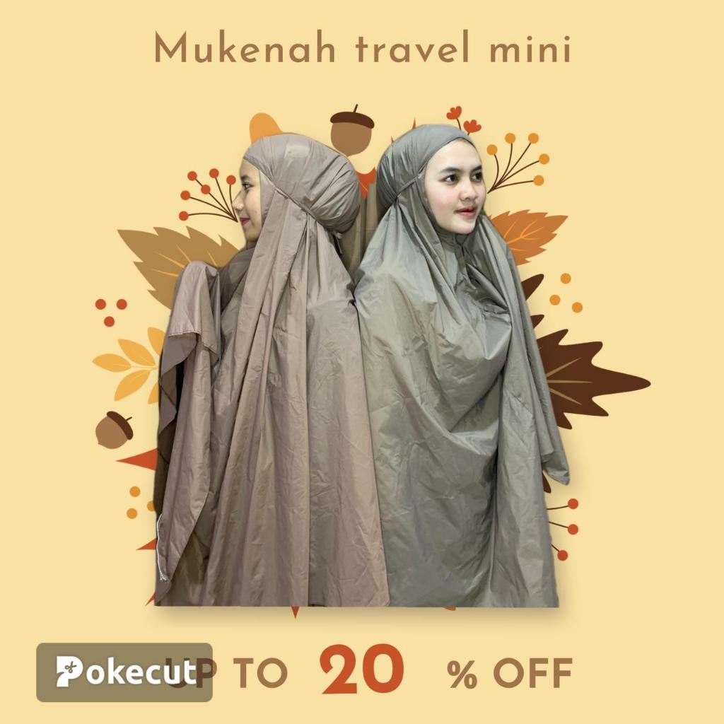 Mukena Mini Travel Mukenah Mini Travel Mukena Travel Mukenah Kecil Travel Parasut Korea Queena12