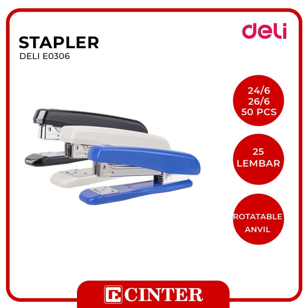 

DELI - STAPLER / HEKTER / CEKREKRAN NO.12 24/6,26/6 E0306