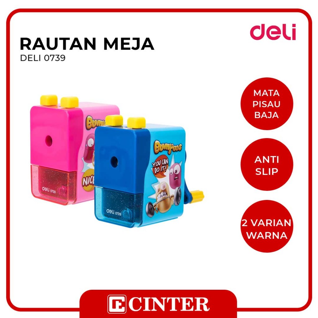

DELI - PERUNCING / PERAUT PENSIL MEJA WARNA DELI 0739