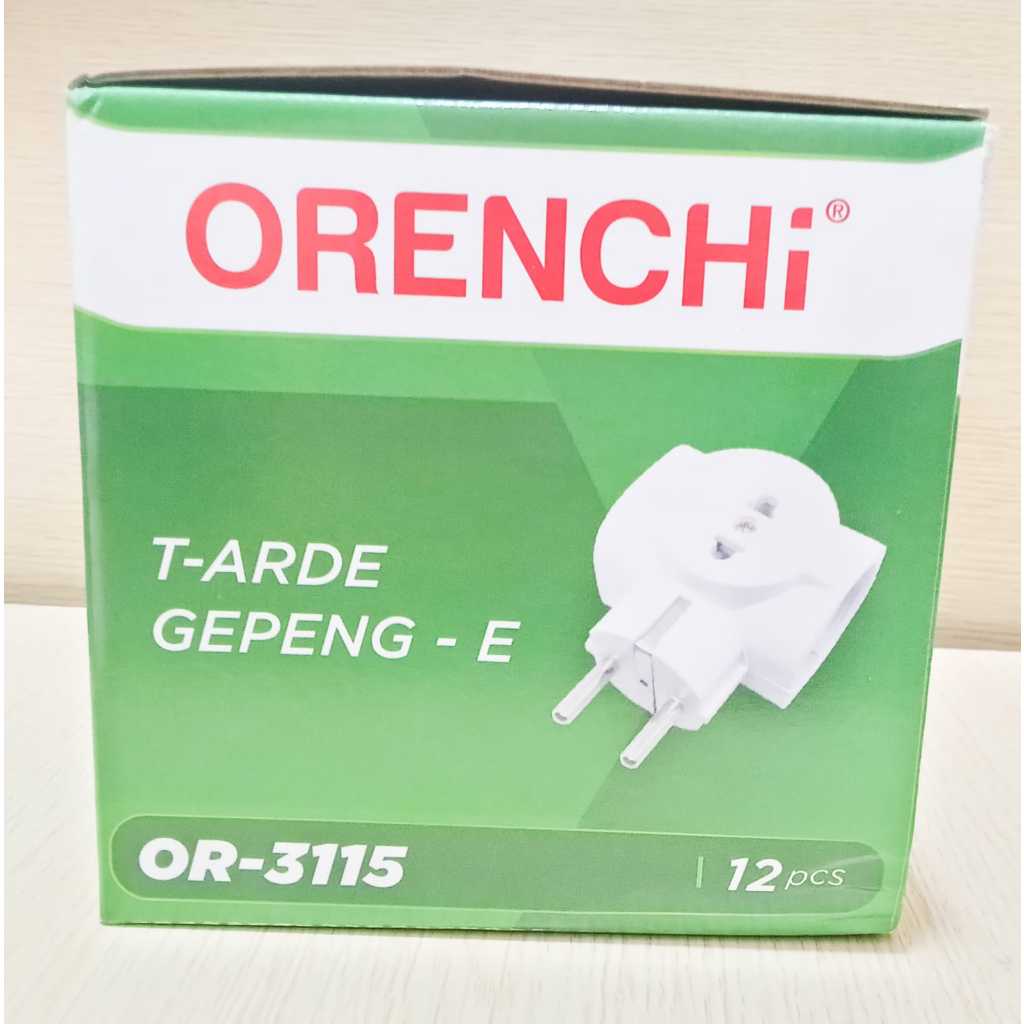 ORENCHI OR-3115 Steker T Multi Colokan 4 Cabang OR-3115 - 1 BOX ISI 12 Pcs -