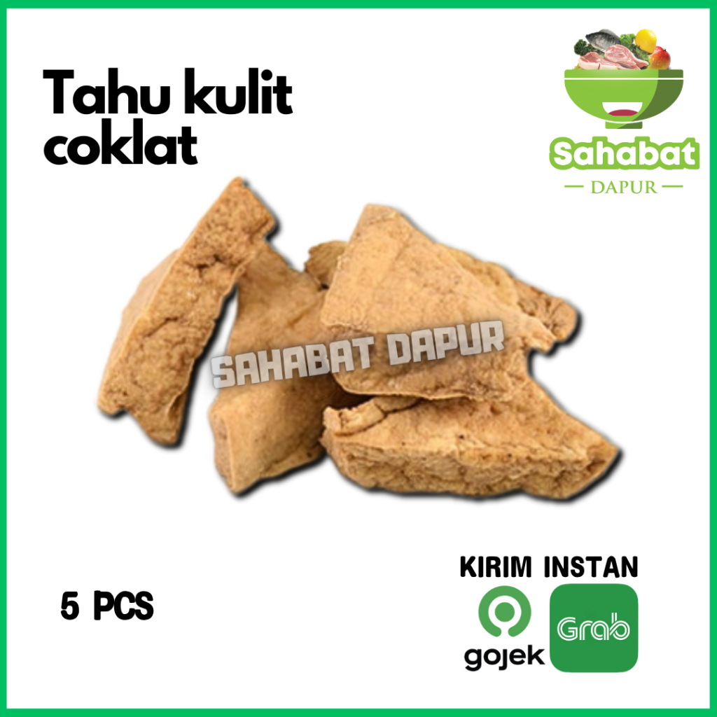 

Tahu Kulit Segitiga / Tahu Coklat 5pcs - Sahabatdapur