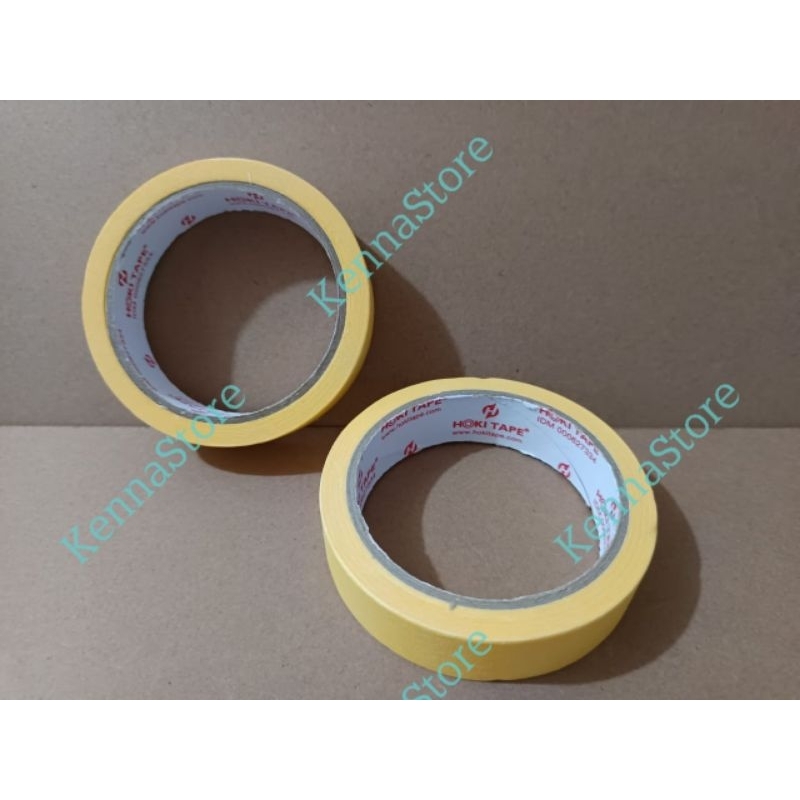

Lakban Kertas / Masking Tape 24 mm x 20 Yard