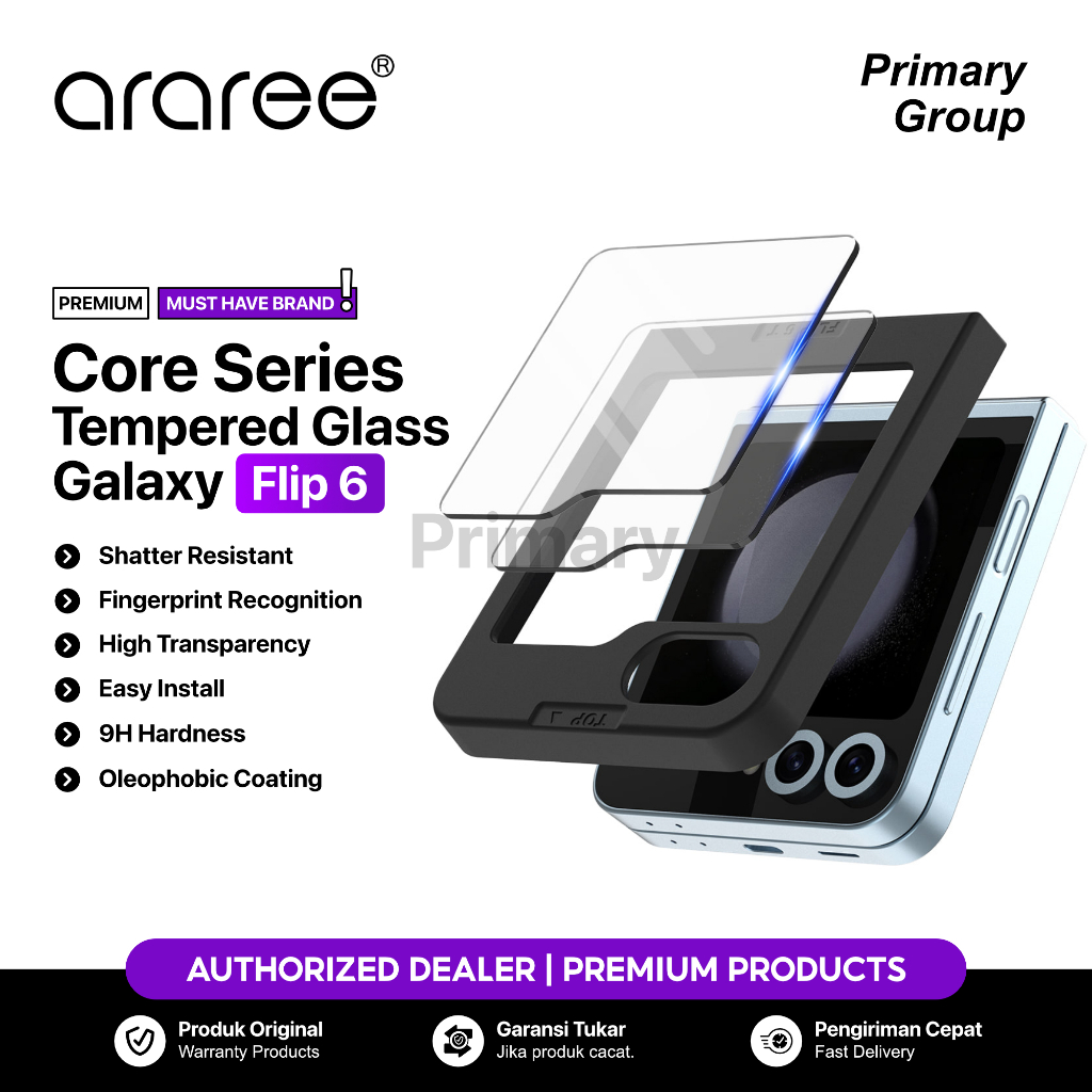 Tempered Glass Samsung Galaxy Z Flip 6 Flip6 ARAREE CORE Glass