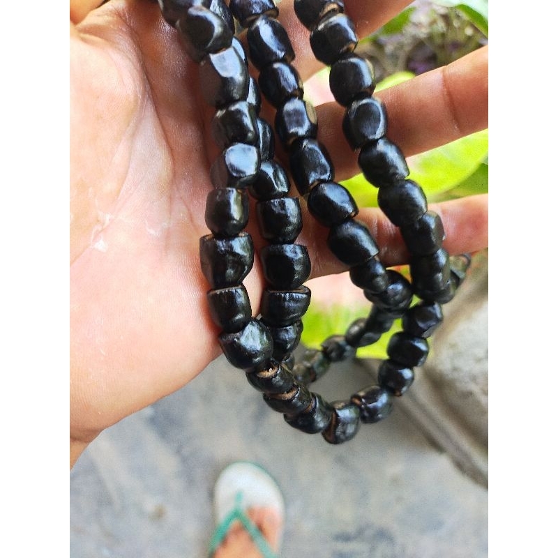 tasbih biji pisang sunan bonang asli sudah mengkilap