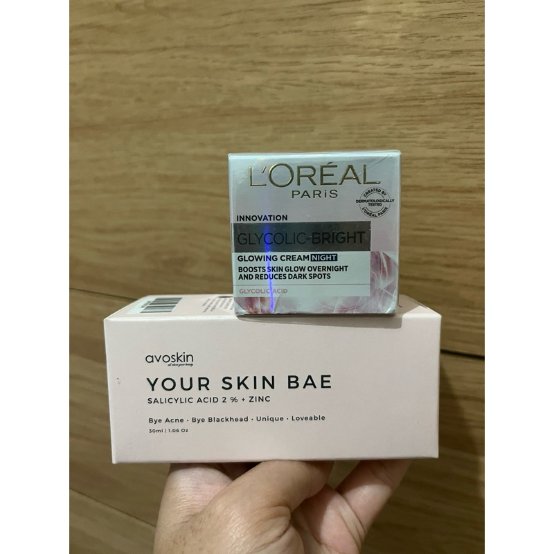 paket skincare avoskin & loreal