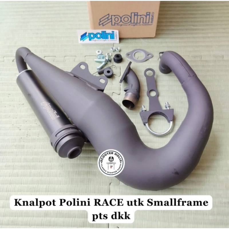 Knalpot Polini RACE Utk Smallframe Pts