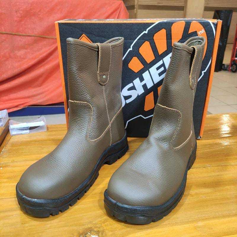 Sepatu Krusher texas brown/safety shoes texas brown