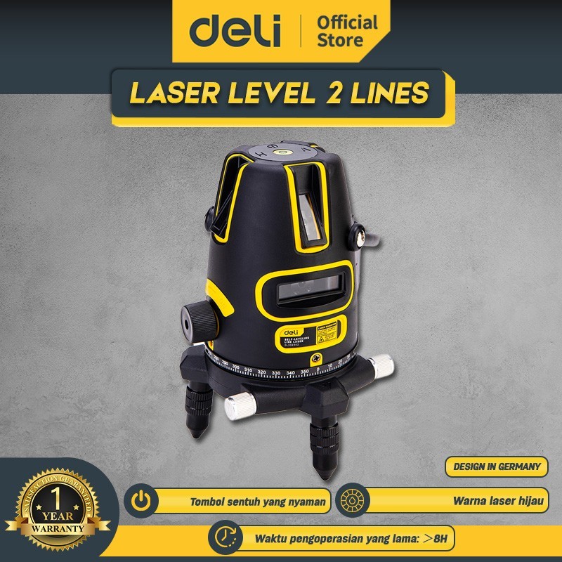 Deli Laser Level 5 Lines / Laser Level 5 Garis EDL332305