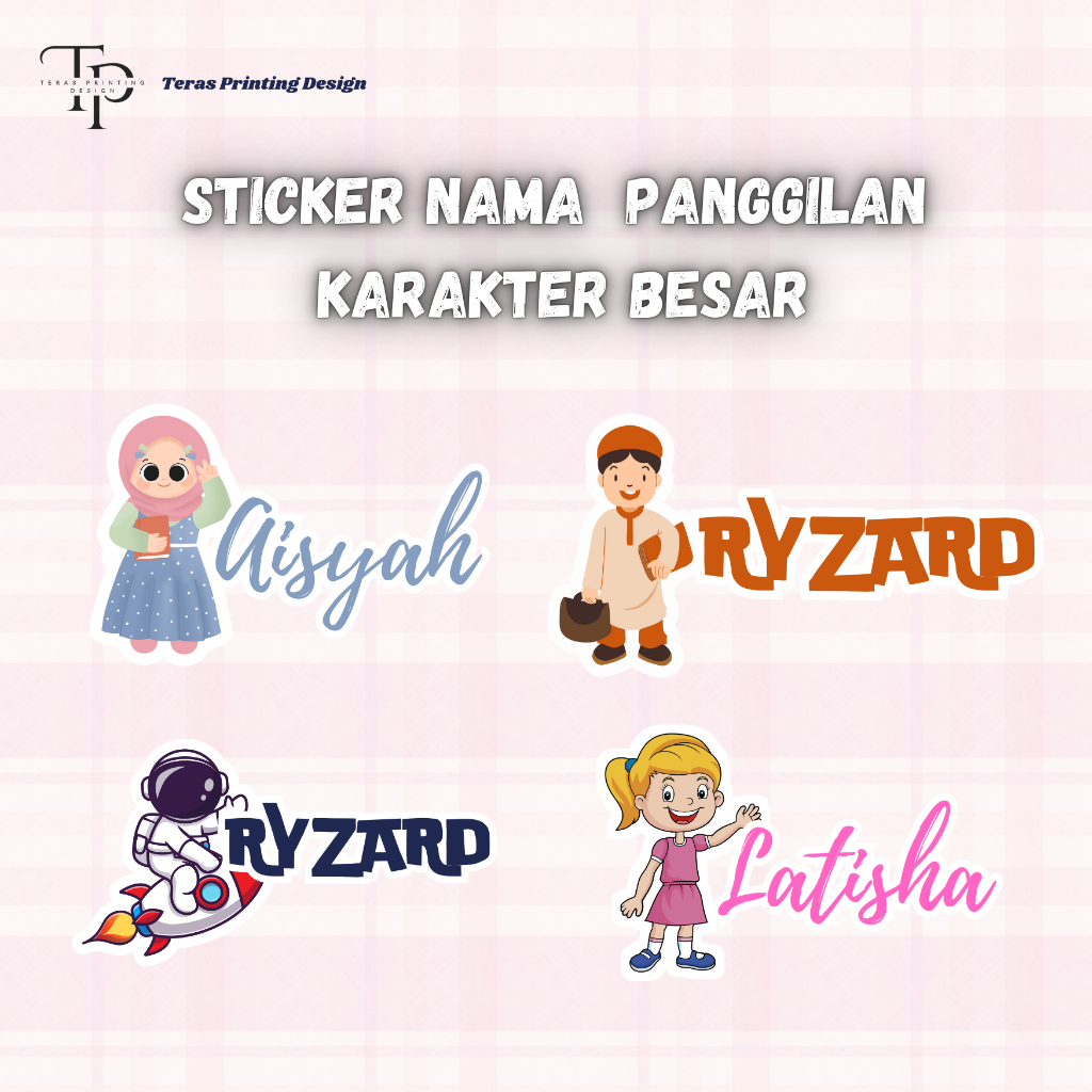 

Stiker Nama Anti Air/ Stiker Label Nama custom untuk Barang