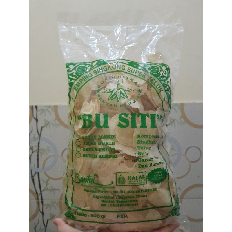 

Emping Singkong Super Telur Gurih ( Mentah )