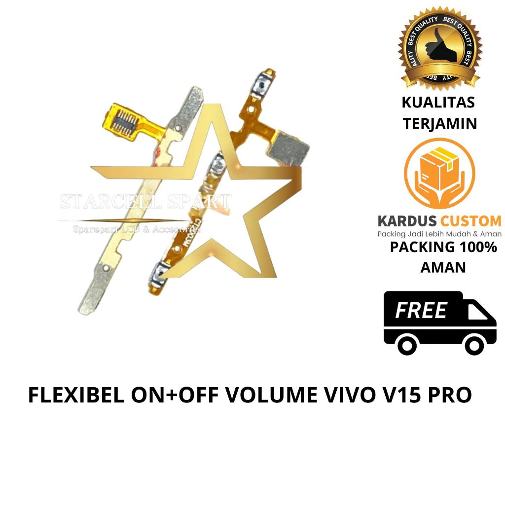 FLEXIBEL ON +OFF VOLUME VIVO V15 PRO