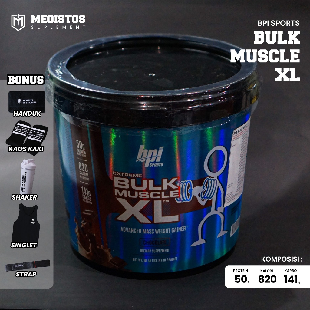 Bpi Sports Bulk Muscle XL 10 Lb Weight Mass Gainer BPI BULK