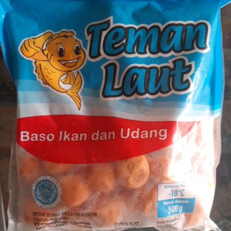 

Teman Laut Bakso Ikan dan Udang 500 GR