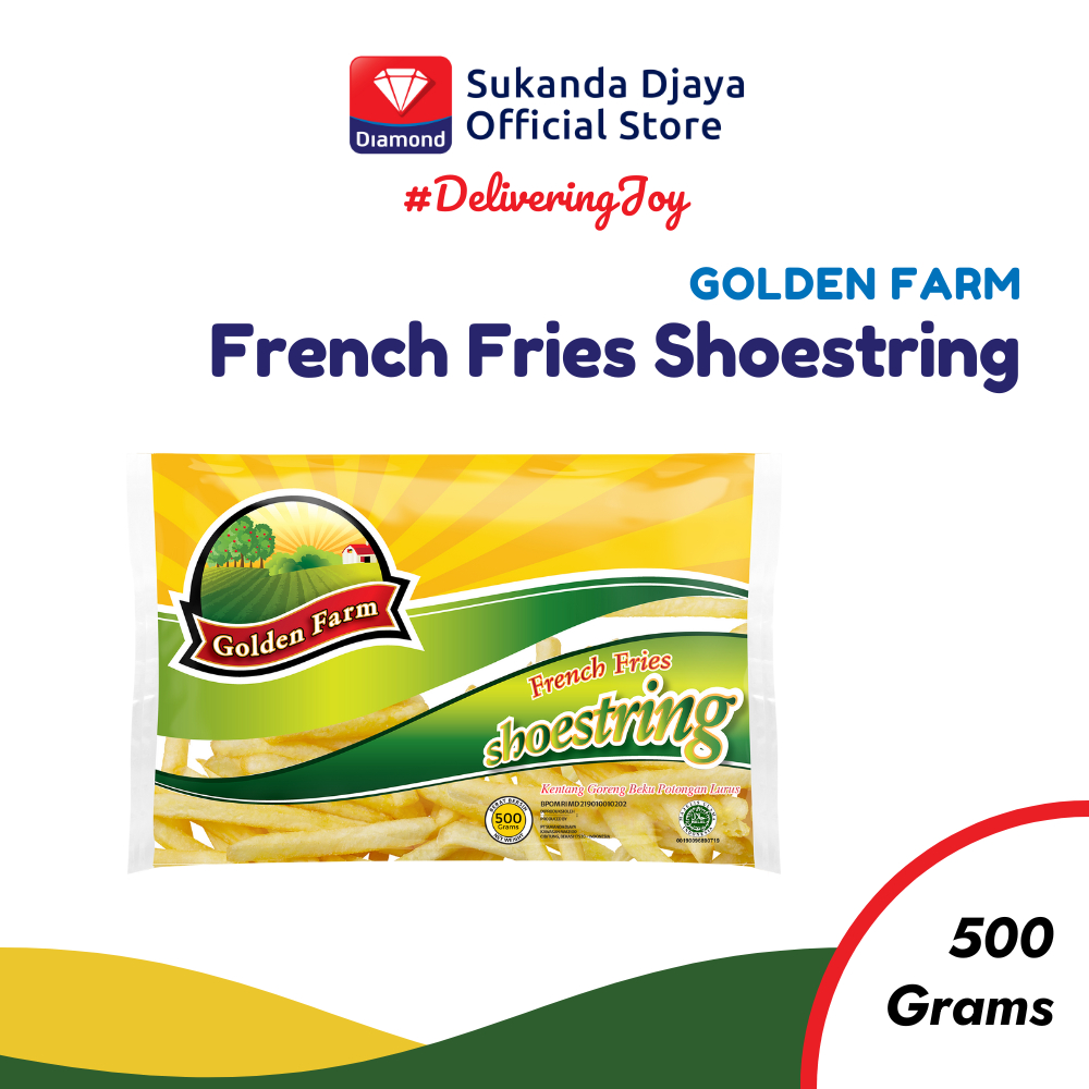 

Golden Farm Kentang Beku French Fries Shoestring 500 Gr