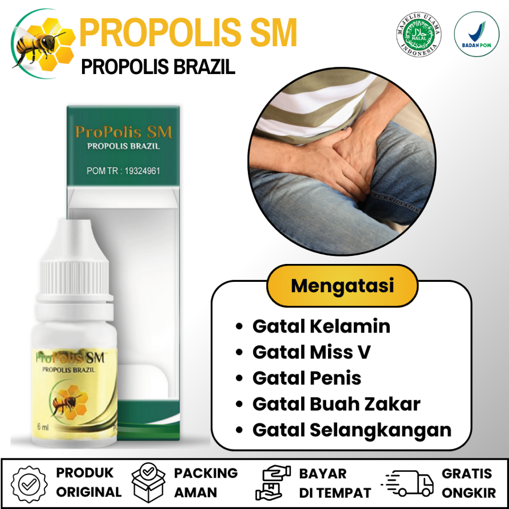 Obat Gatal Kemaluan Gatal Miss V Gatal Penis Gatal Buah Zakar Gatal Selangkangan Propolis Sm Asli
