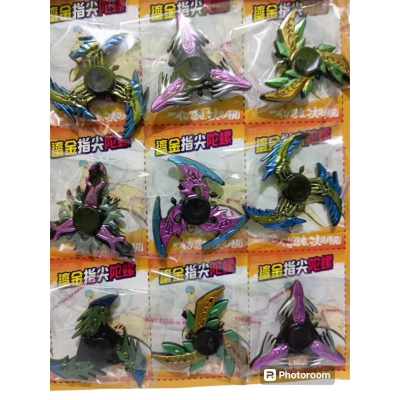 MAINAN SPINNER NARUTO METALIK