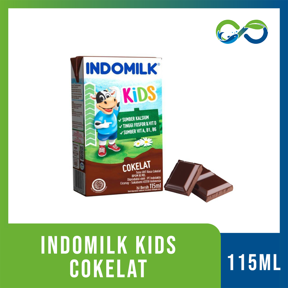 

[AquaEcoFarm] Indomilk Kids Vanilla Susu Vanila UHT Dus [115 ml] Bandung